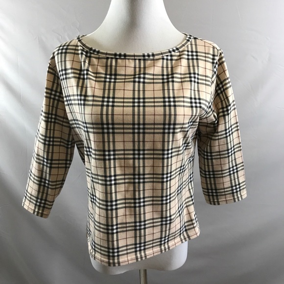 Burberry Tops - Burberry Nova check plaid top